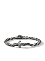 David Yurman bracelet Waves Dagger en argent sterling serti de diamant - Noir - thumbnail