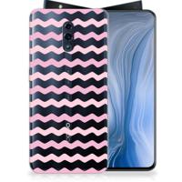 OPPO Reno TPU bumper Waves Roze