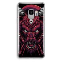 Hell Hound and Serpents: Samsung Galaxy S9 Transparant Hoesje