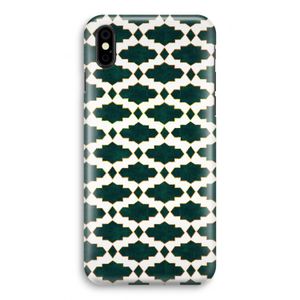 Moroccan tiles: iPhone X Volledig Geprint Hoesje