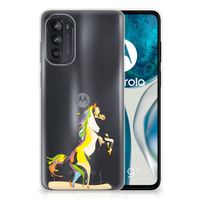 Motorola Moto G52/G82 Telefoonhoesje met Naam Horse Color - thumbnail