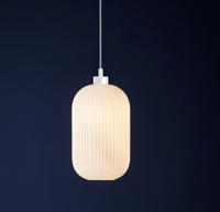 Hanglamp opaalglas 'Milford 20' Nordlux hanglamp opaal glas wit E27 fitting 200mm