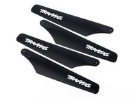 Traxxas - Rotor blade set, upper & lower (black) (4) (TRX-6316)