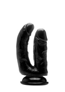 Realistic Double Cock - 6,5 Inch - Black