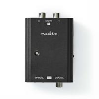 Nedis Digitale Audioconverter | 1-weg | Manueel | Zwart | 1 stuks - ACON2508BK ACON2508BK