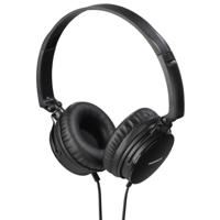 Thomson HED2207BK Koptelefoon On-ear Microfoon Vouwbaar Platte Kabel Zwart - thumbnail