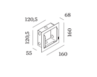 Wever & Ducre - ORIS / RETO 1.3 RECESSED HOUSING INCL. PLASTERKIT