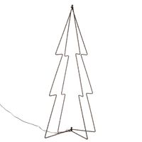 Verlichte figuren 3D kerstbomen / lichtbomen 72 cm voor buiten