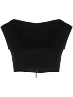 Maticevski Mouwloze top - Zwart