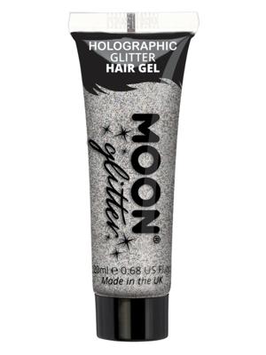 Moon Glitter Haar Gel Parelmoer Zilver