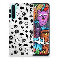 Silicone Back Case OnePlus Nord Silver Punk