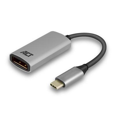 ACT AC7030 USB-C naar DisplayPort (f) Adapter 4K @ 60Hz - 15 cm