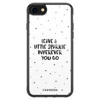 iPhone SE 2020 glazen hardcase - Leave a little sparkle