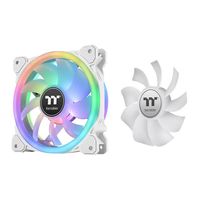 Thermaltake SWAFAN 12 RGB Radiator Fan TT Premium Edition White Computer behuizing Luchtkoeler 12 cm Wit 3 stuk(s) - thumbnail