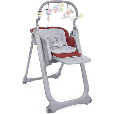 Chicco Kinderstoel Polly Magic 85-106 Cm Staal Grijs/rood