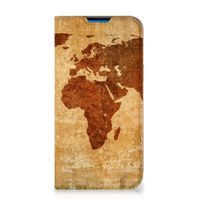 iPhone 14 Pro Max Book Cover Wereldkaart - thumbnail