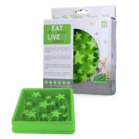 Eat Slow Live Longer Live Star-voedingssupplement voor langzaam eten, groen, maat L