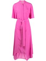 Stella McCartney robe en crêpe à design asymétrique - Rose - thumbnail