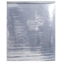 VidaXL Zonnefolie statisch reflecterend 90x500 cm pvc zilverkleurig