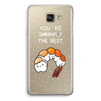 You're Shrimply The Best: Samsung Galaxy A5 (2016) Transparant Hoesje - thumbnail