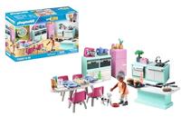 PLAYMOBIL myLife 71608 Keuken, volledig uitgeruste keuken voor rollenspel, gemaakt van meer dan 80% gerecycleerde en biobased materialen, gedetailleerd speelgoed voor kinderen vanaf 4 jaar