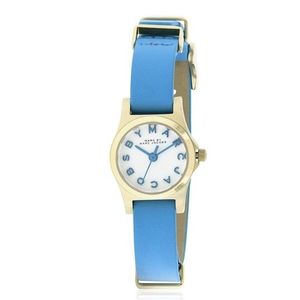 Horlogeband Marc by Marc Jacobs MBM1314 Leder Blauw 10mm