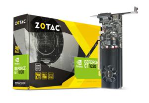 Zotac Nvidia GeForce GT1030 Videokaart 2 GB GDDR5-RAM PCIe HDMI, DVI Low Profile