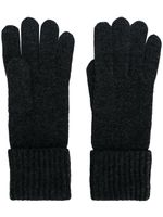 N.Peal gants nervurés en cachemire - Gris - thumbnail