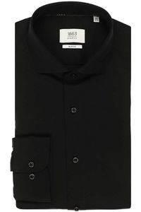 ETERNA 1863 Soft Tailoring Slim Fit Jersey shirt zwart, Effen