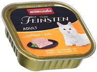 Animonda Vom Feinsten Adult, Volwassen Nat Kattenvoer, Met Gevogelte, Kalf, 83200, 32 X 100 G