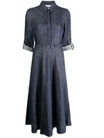 Gabriela Hearst denim-shirt midi dress - Bleu - thumbnail