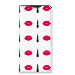 Xiaomi Redmi 9 Hoesje met Magneet Lipstick Kiss