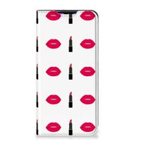 Xiaomi Redmi 9 Hoesje met Magneet Lipstick Kiss - thumbnail