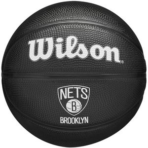 Wilson NBA Team Tribute Mini Brooklyn Nets - - zwart - maat Maat 3