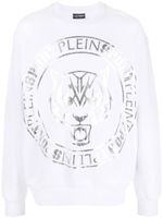 Plein Sport sweat à logo imprimé - Blanc