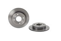 Remschijf COATED DISC LINE BREMBO, Remschijftype: Massief, u.a. für Nissan - thumbnail