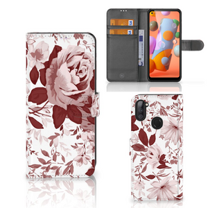 Hoesje Samsung Galaxy M11 | A11 Watercolor Flowers