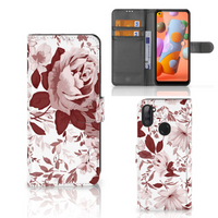 Hoesje Samsung Galaxy M11 | A11 Watercolor Flowers - thumbnail