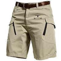 Voor heren Cargoshorts Trekkoord Zijzakken Elastische taille Koe Arrow Comfort Sport Knielengte Buitensporten Casual Dagelijks Sport Modieus Leger Groen Beige Micro-elastisch Lightinthebox - thumbnail