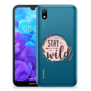 Huawei Y5 (2019) Telefoonhoesje met Naam Boho Stay Wild