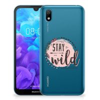 Huawei Y5 (2019) Telefoonhoesje met Naam Boho Stay Wild - thumbnail