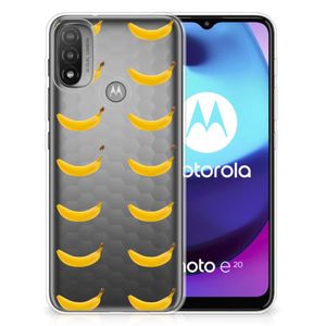 Motorola Moto E20 | E40 Siliconen Case Banana