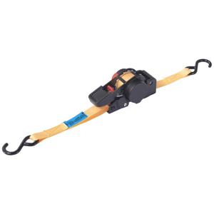 TOOLCRAFT TO-8689776 Zelfoprollende spanband Trekkracht (lc) vastbinden (enkel/direct): 100 daN (l x b) 2 m x 18 mm Klemslot EN 12195-2