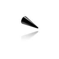 Black Long Cone Titanium Balletjes, staafjes en meer