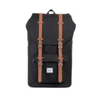 Herschel Little America rugzak Stof/Weefsel, Fleece, Metaal Zwart, Bruin