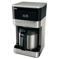 Braun Domestic Home KF7125BK Koffiemachine 1.5L 1000W Grijs/Zwart - thumbnail