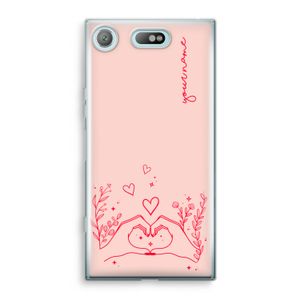 Love is in the air: Sony Xperia XZ1 Compact Transparant Hoesje