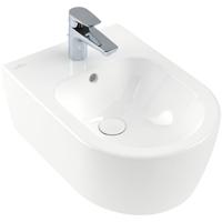 Villeroy & Boch Avento wandbidet 1 kraangat met overloop met verdekte bevestiging ceramic+ wit 540500R1