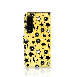 Telefoonhoesje met Naam Sony Xperia 1 IV Punk Geel