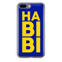 Habibi Blue: iPhone 8 Plus Transparant Hoesje - thumbnail